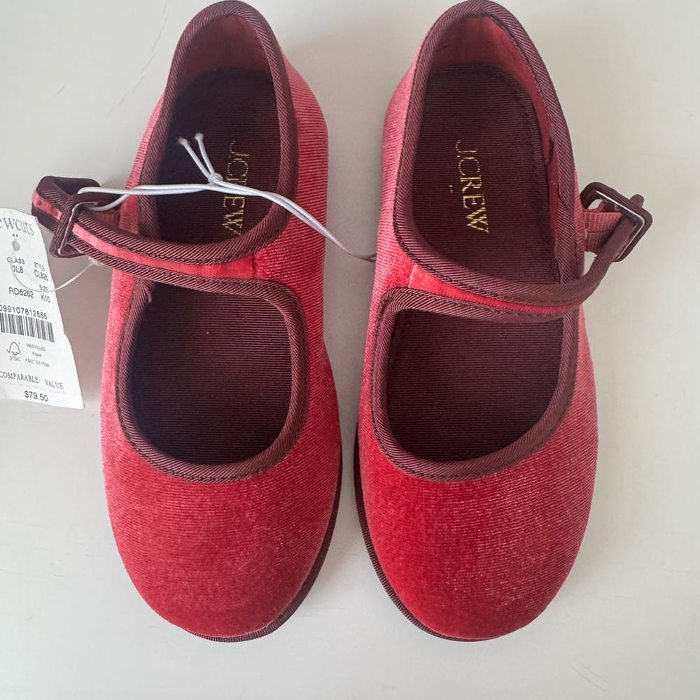 J. Crew Kids Red Mary Jane Shoes